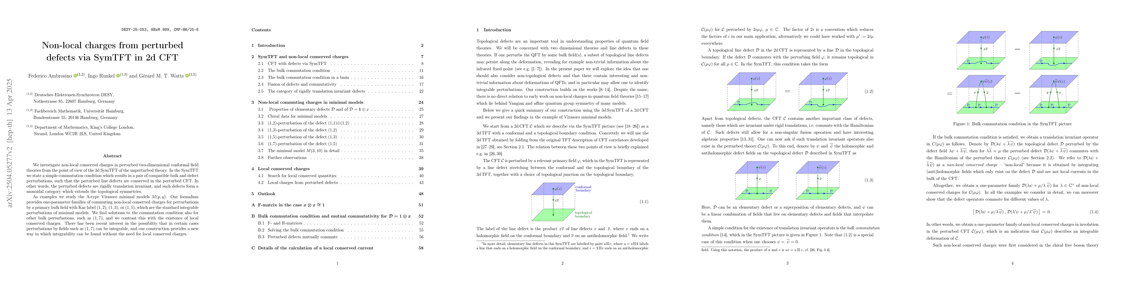 Thumbnail for Non-local charges from perturbed defects via SymTFT in 2d CFT