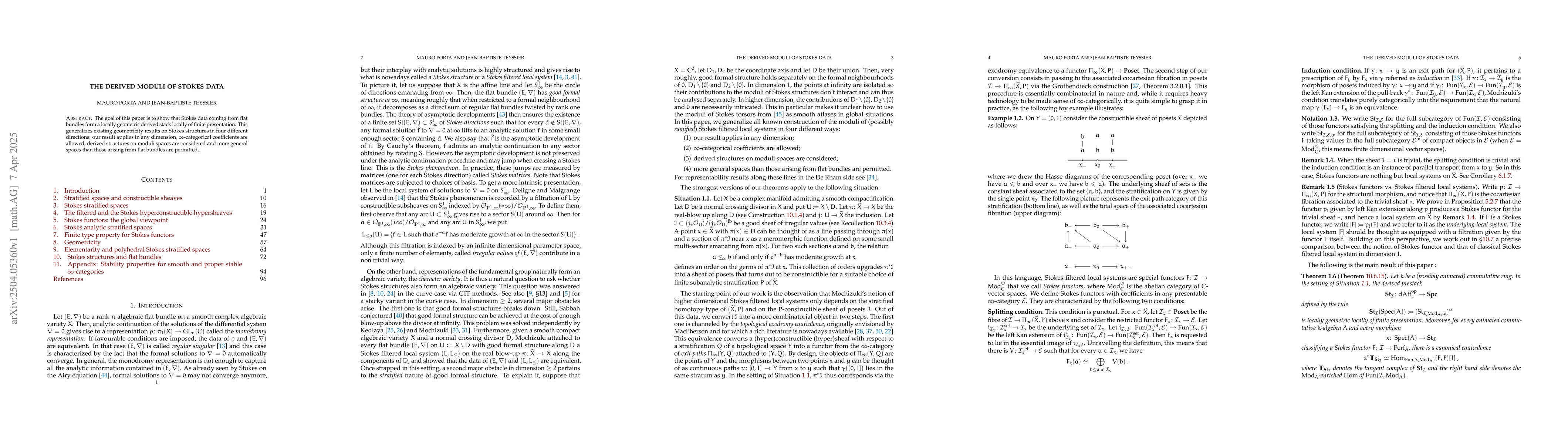 Thumbnail for The derived moduli of Stokes data