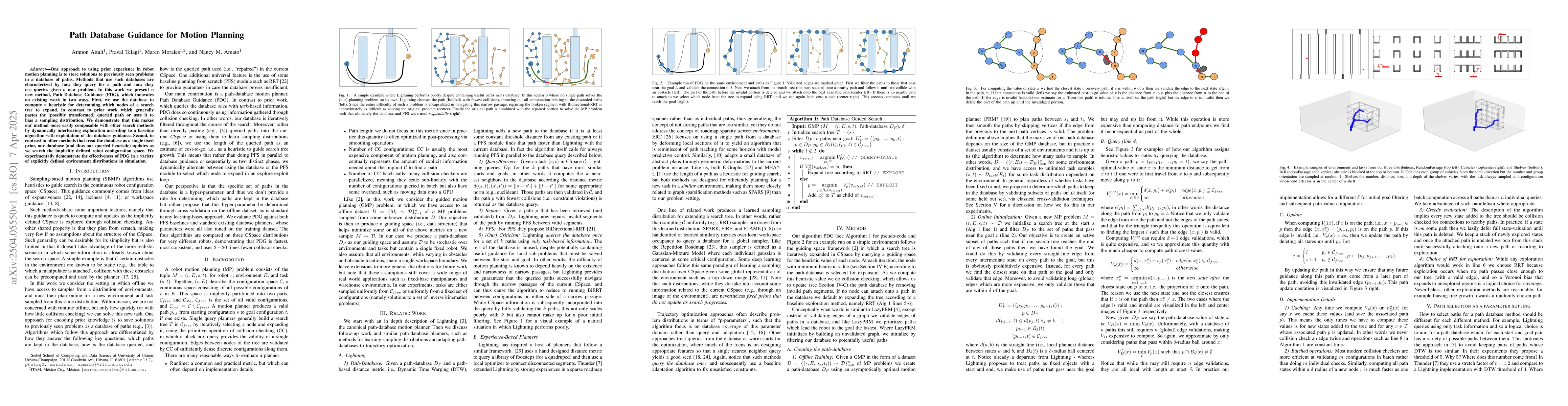 Thumbnail for Path Database Guidance for Motion Planning