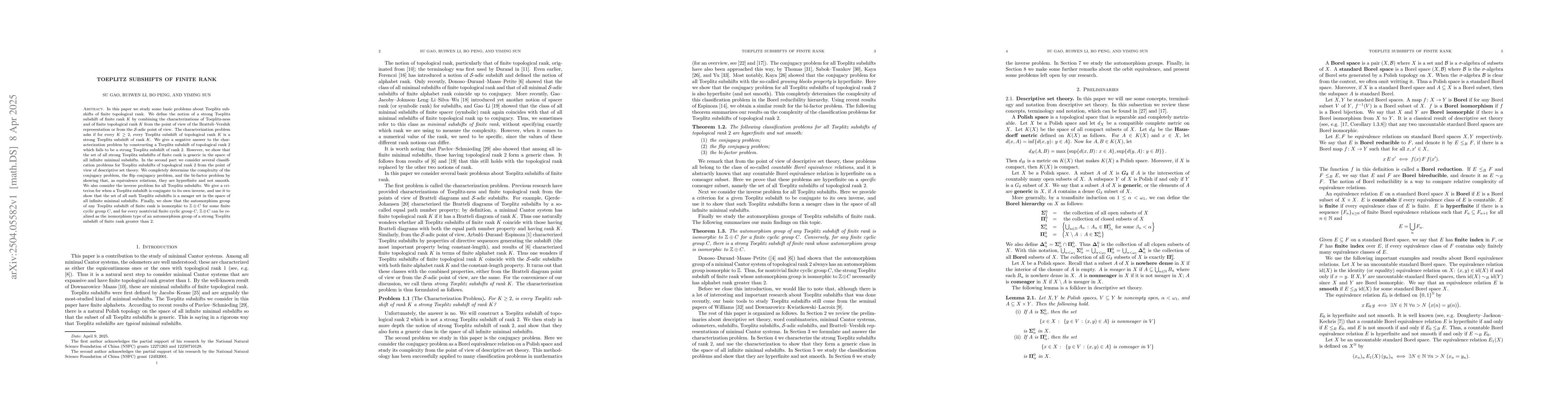 Thumbnail for Toeplitz subshifts of finite rank
