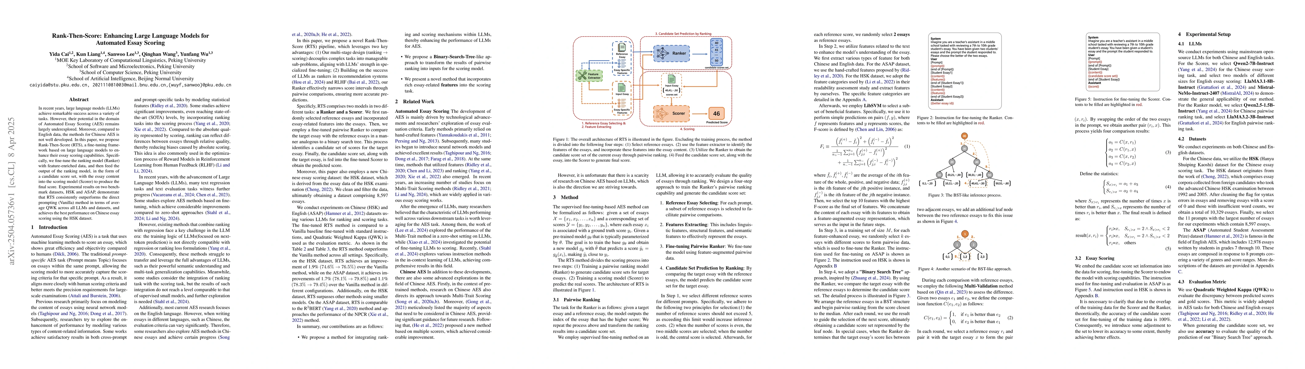 Thumbnail for Rank-Then-Score: Enhancing Large Language Models for Automated Essay
  Scoring