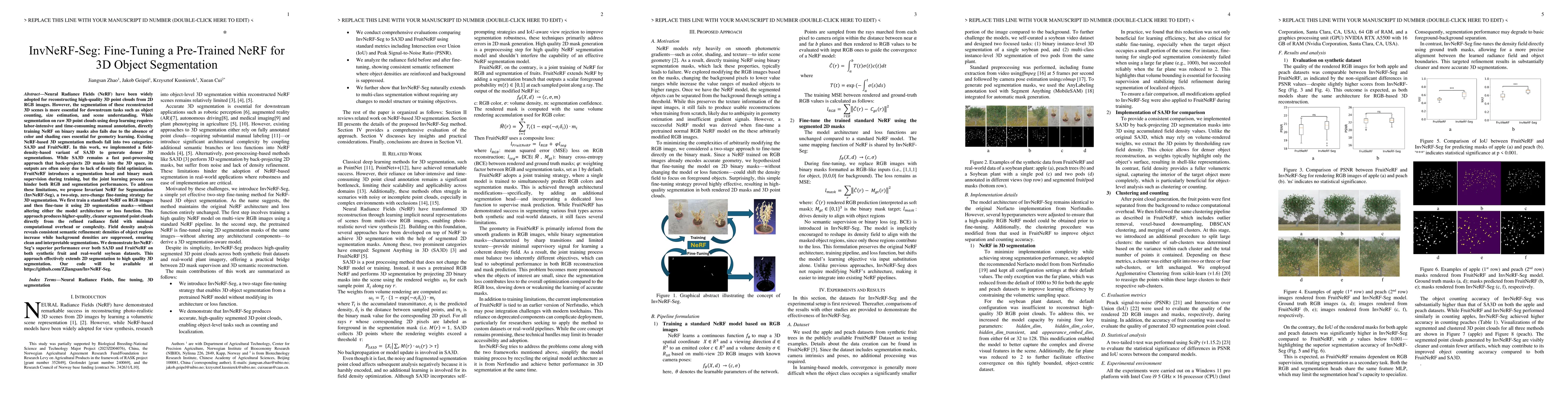 Thumbnail for InvNeRF-Seg: Fine-Tuning a Pre-Trained NeRF for 3D Object Segmentation
