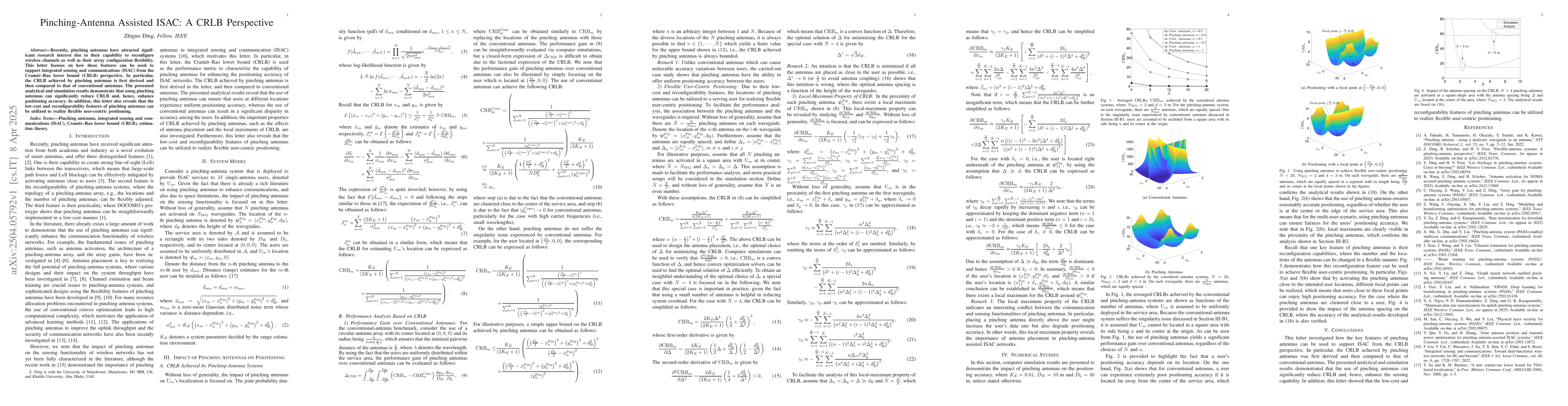 Thumbnail for Pinching-Antenna Assisted ISAC: A CRLB Perspective