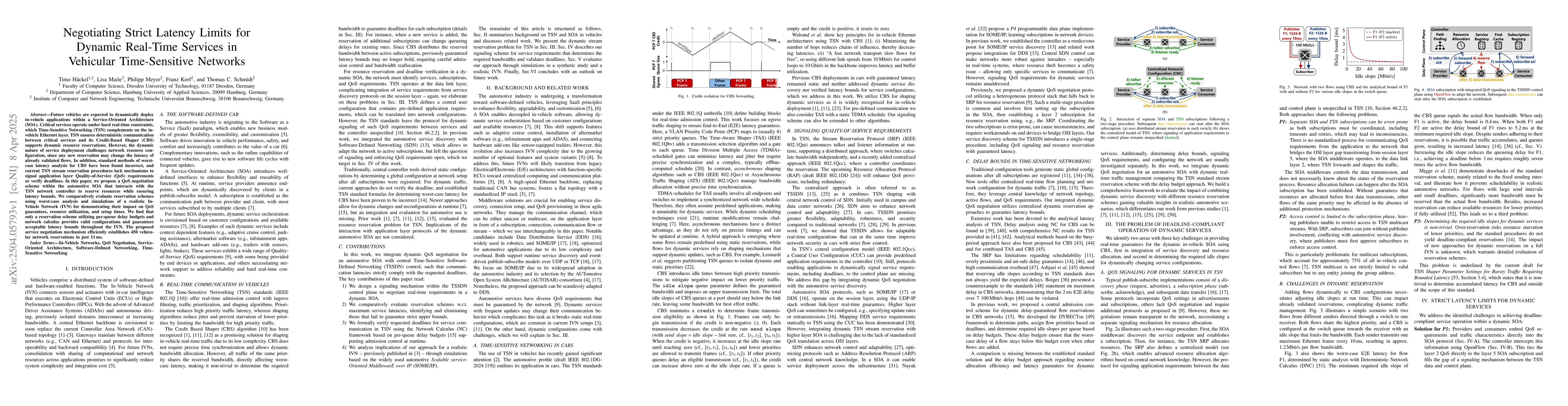 Thumbnail for Negotiating Strict Latency Limits for Dynamic Real-Time Services in
  Vehicular Time-Sensitive Networks