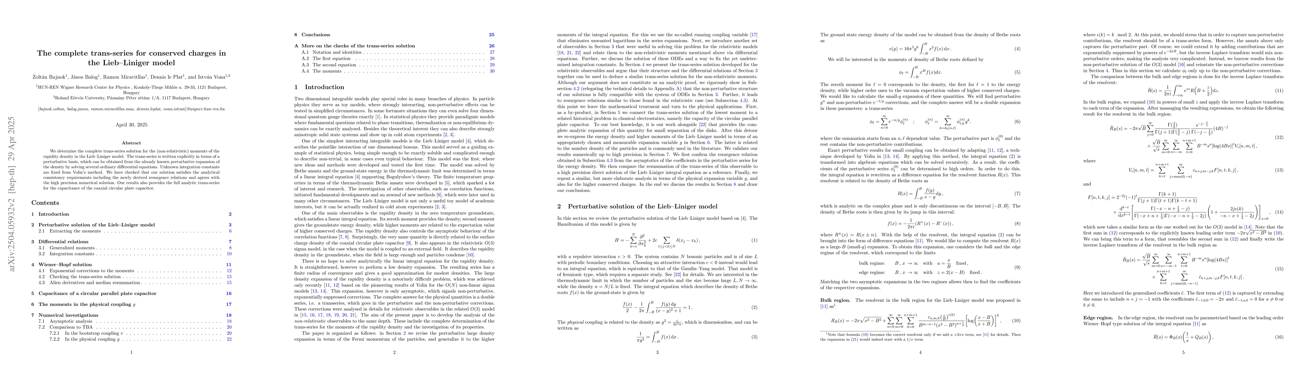 Thumbnail for The complete trans-series for conserved charges in the Lieb-Liniger
  model