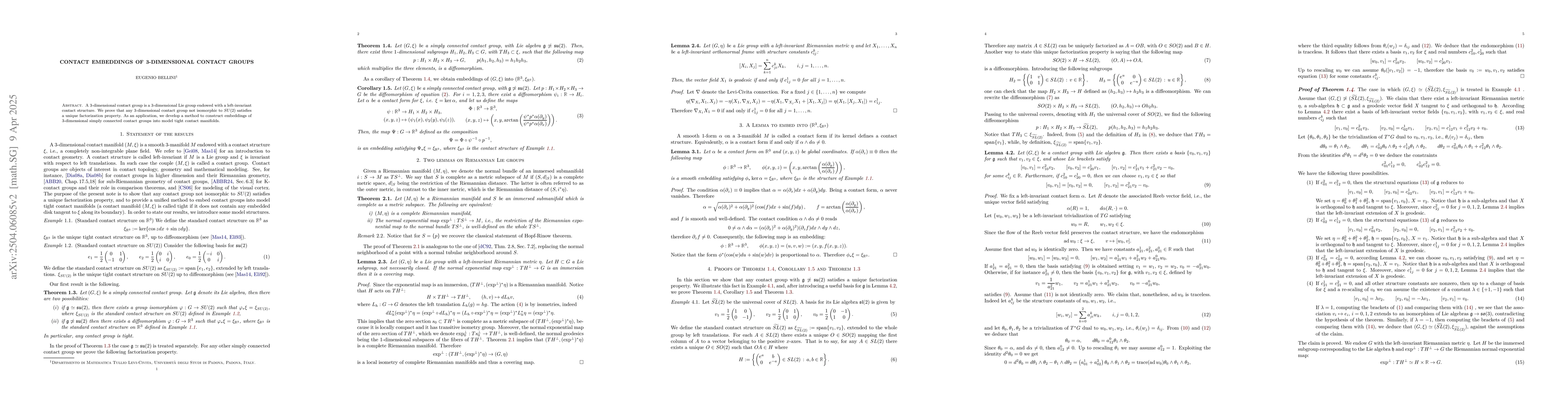 Thumbnail for Contact embeddings of 3-dimensional contact groups