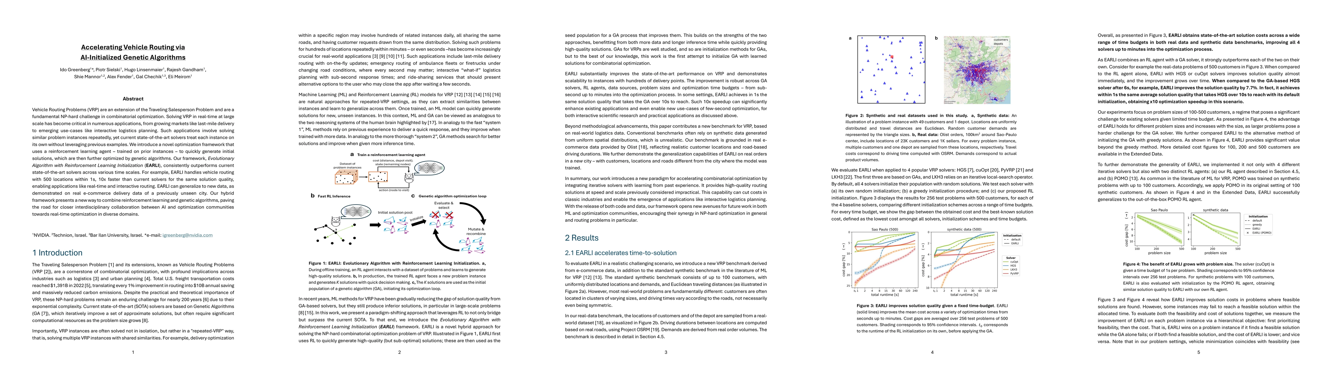 Thumbnail for Accelerating Vehicle Routing via AI-Initialized Genetic Algorithms