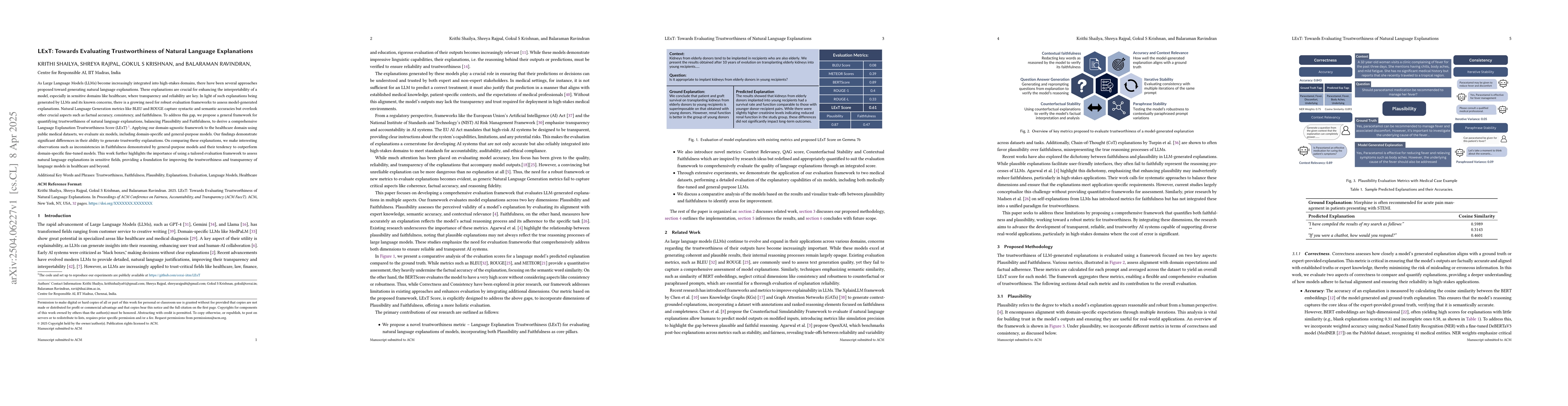 Thumbnail for LExT: Towards Evaluating Trustworthiness of Natural Language
  Explanations