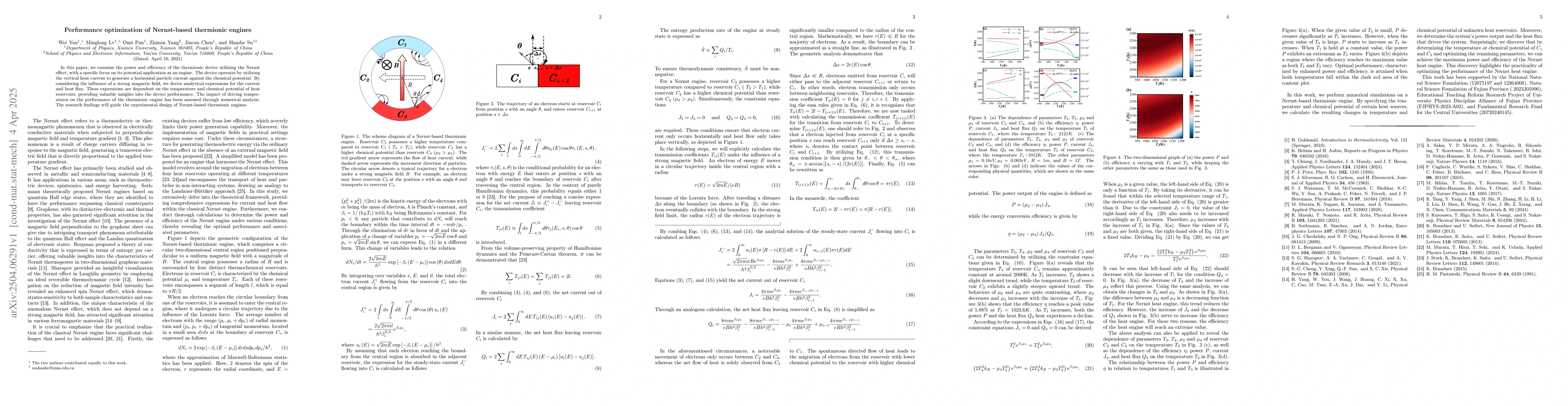 Thumbnail for Performance optimization of Nernst-based thermionic engines