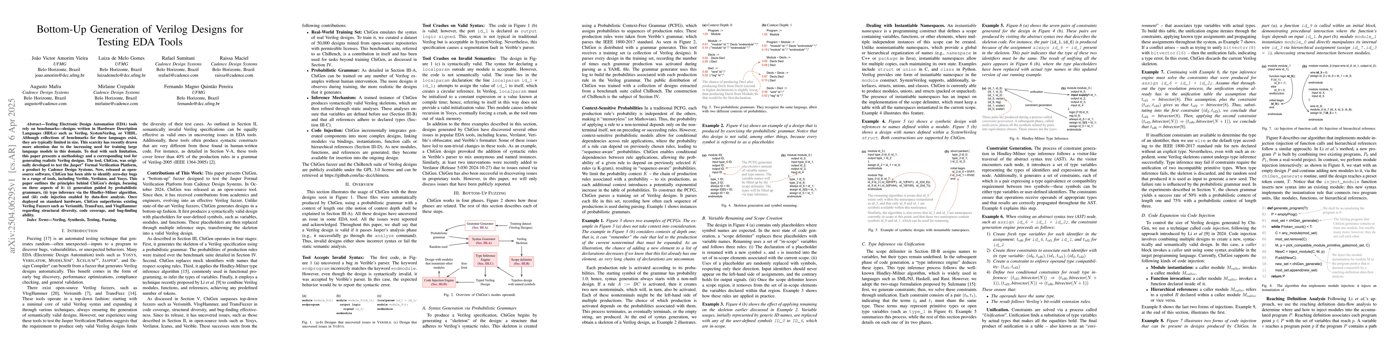 Thumbnail for Bottom-Up Generation of Verilog Designs for Testing EDA Tools