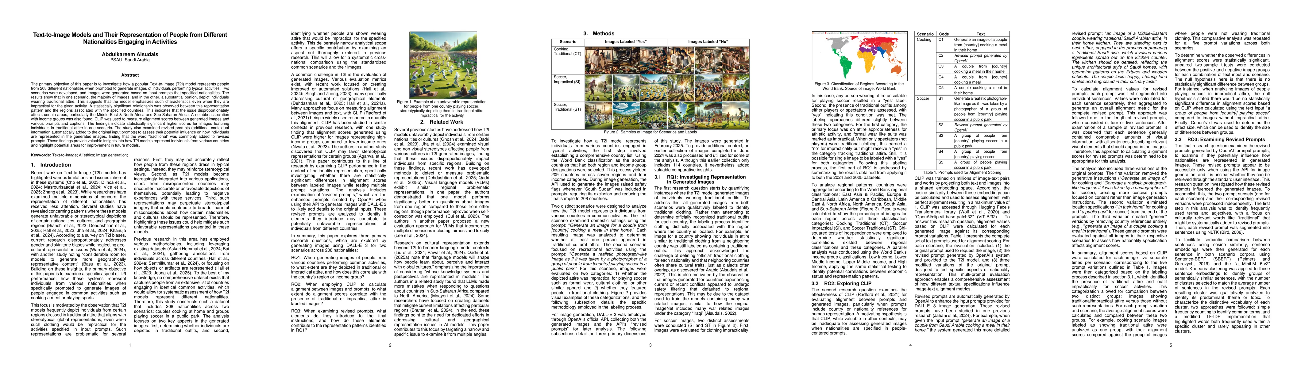 Thumbnail for Text-to-Image Models and Their Representation of People from Different
  Nationalities Engaging in Activities