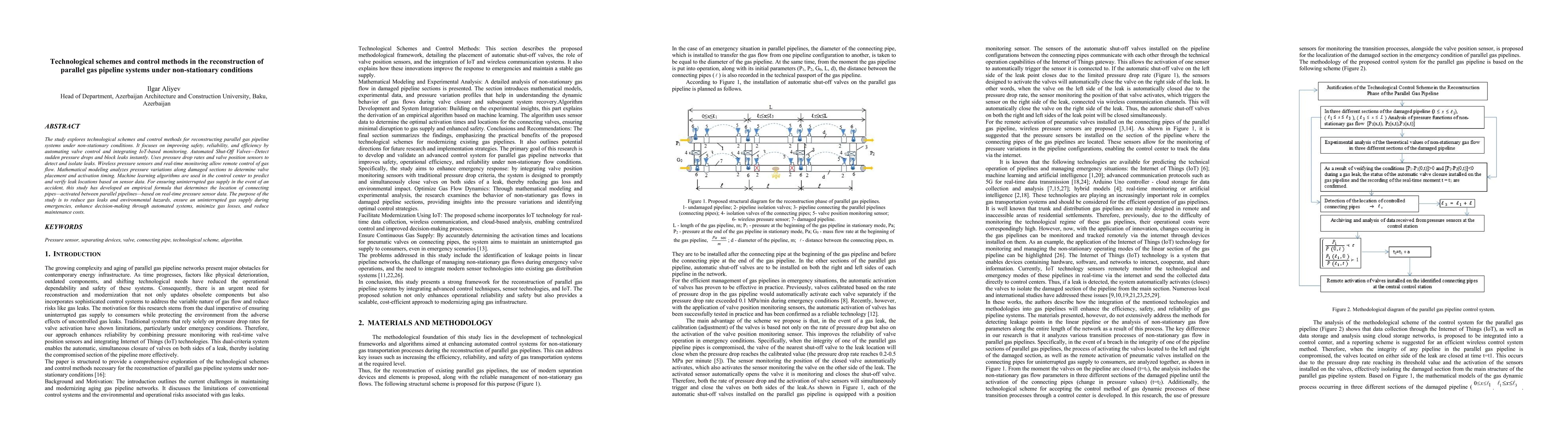 Thumbnail for Technological schemes and control methods in the reconstruction of
  parallel gas pipeline systems under non-stationary conditions