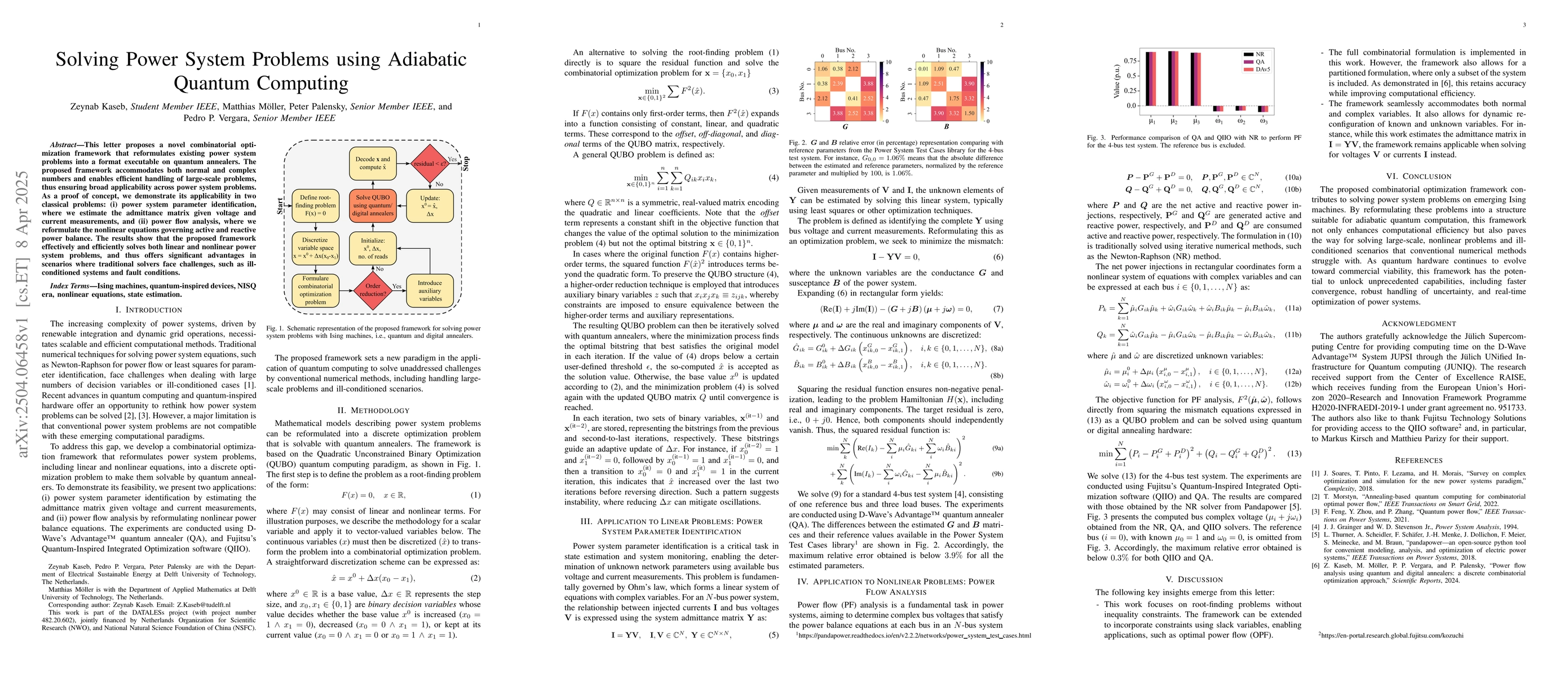 Thumbnail for Solving Power System Problems using Adiabatic Quantum Computing