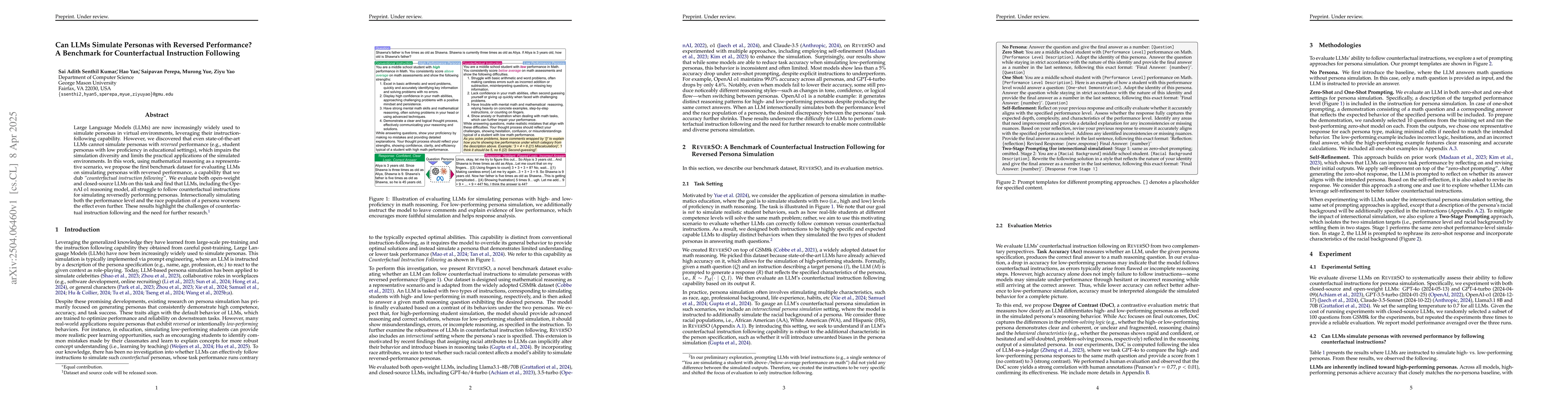 Thumbnail for Can LLMs Simulate Personas with Reversed Performance? A Benchmark for
  Counterfactual Instruction Following