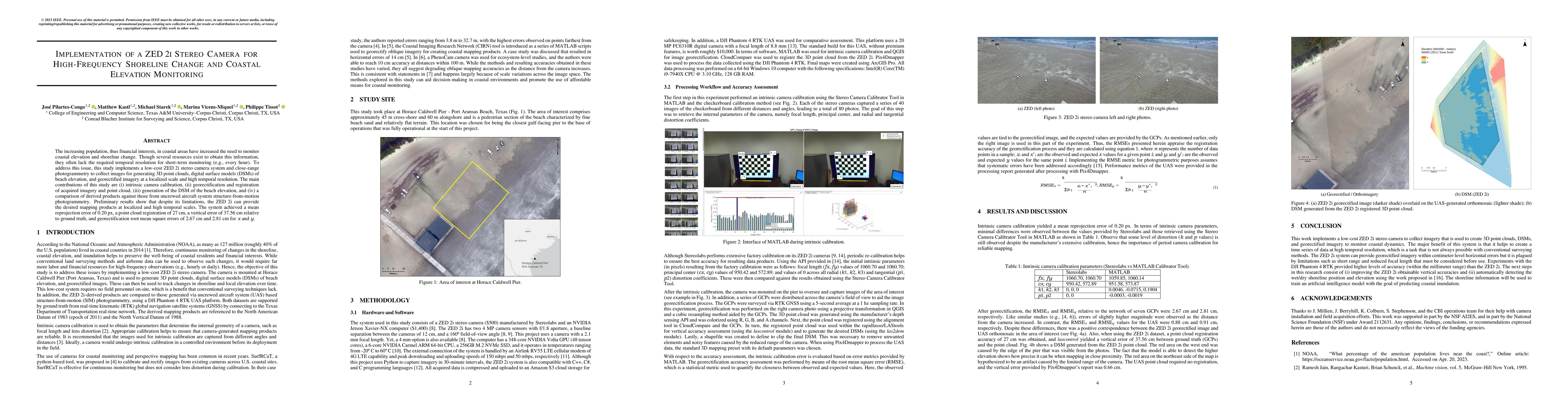 Thumbnail for Implementation of a Zed 2i Stereo Camera for High-Frequency Shoreline
  Change and Coastal Elevation Monitoring