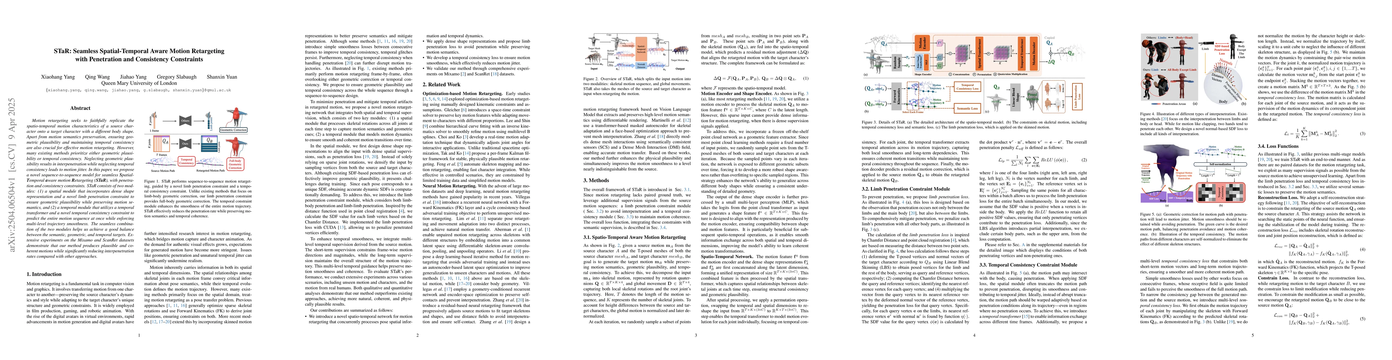 Thumbnail for STaR: Seamless Spatial-Temporal Aware Motion Retargeting with
  Penetration and Consistency Constraints