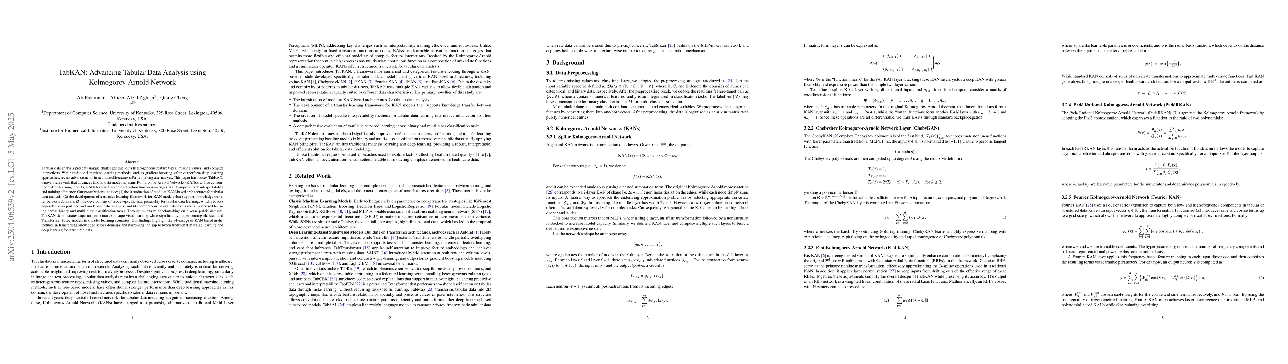 Thumbnail for TabKAN: Advancing Tabular Data Analysis using Kolmogorov-Arnold Network
