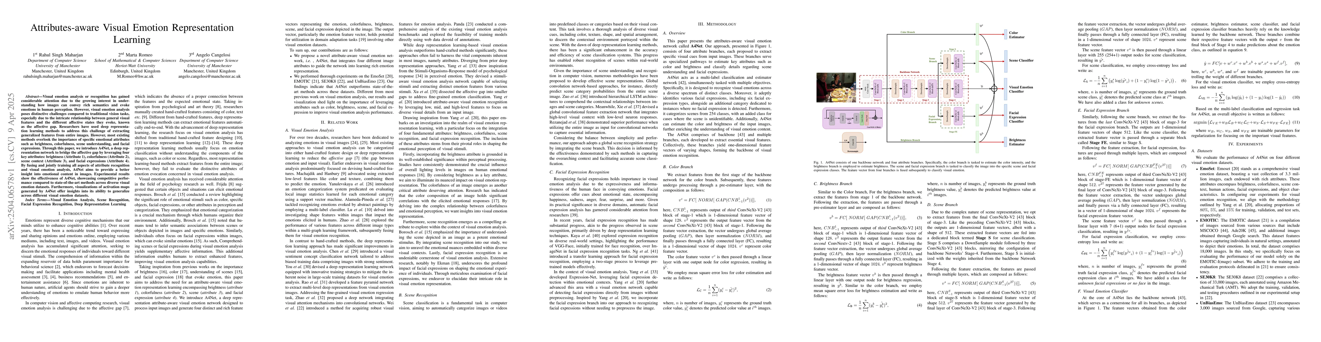 Thumbnail for Attributes-aware Visual Emotion Representation Learning