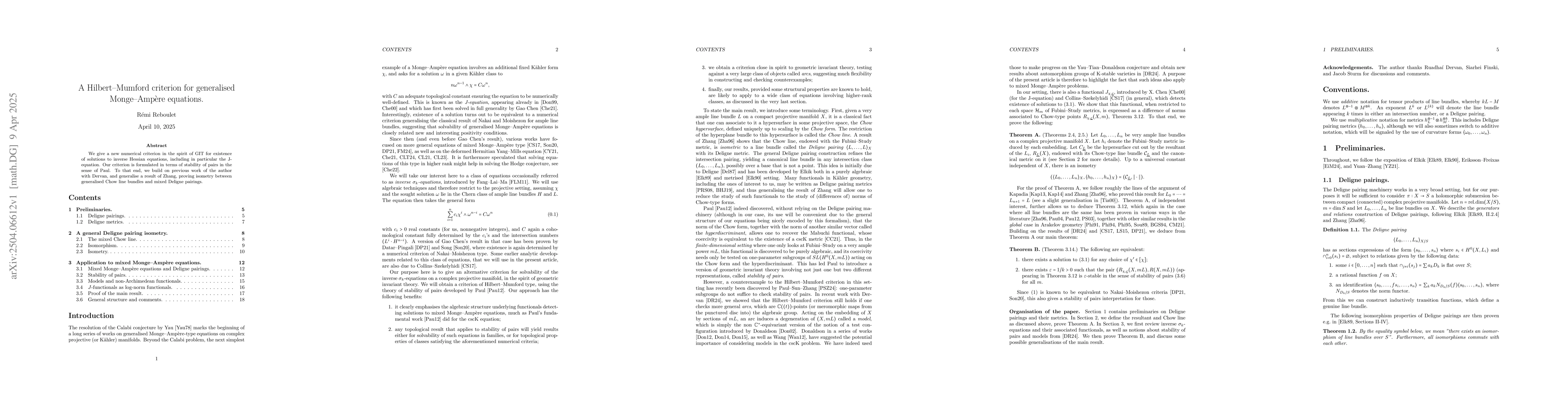 Thumbnail for A Hilbert--Mumford criterion for generalised Monge--Ampère equations