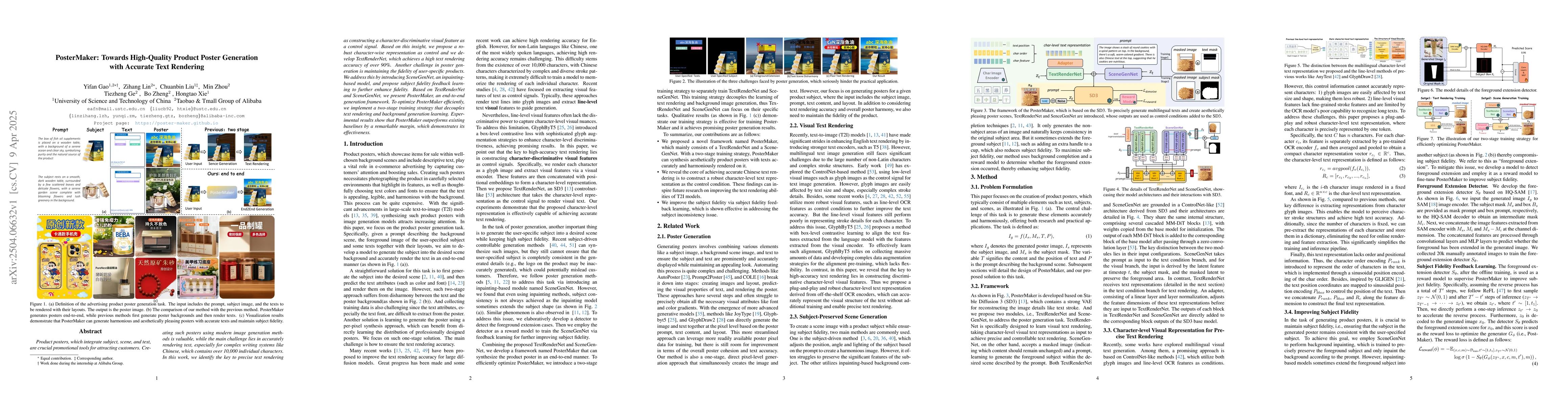 Thumbnail for PosterMaker: Towards High-Quality Product Poster Generation with
  Accurate Text Rendering