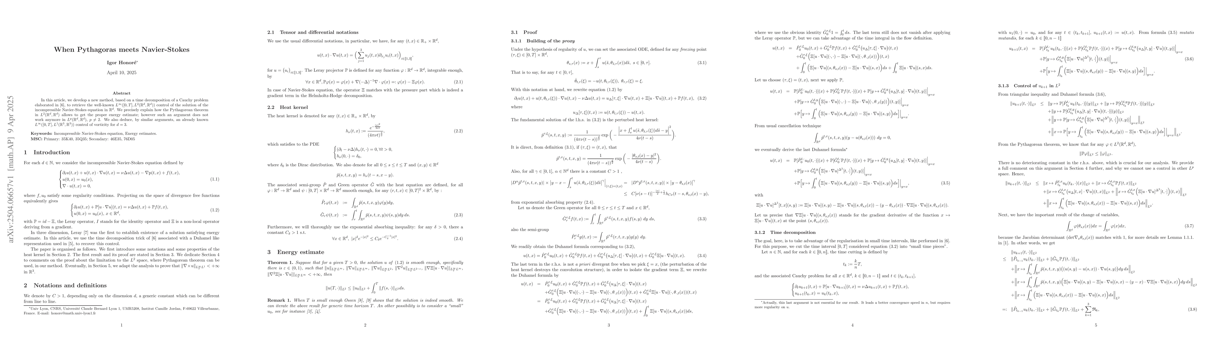 Thumbnail for When Pythagoras meets Navier-Stokes