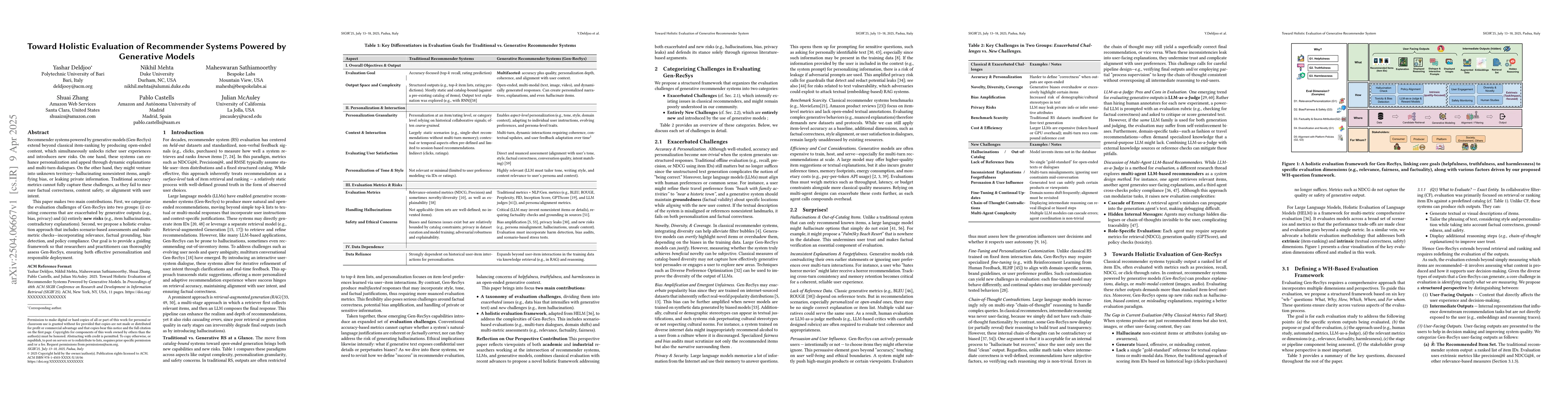 Thumbnail for Toward Holistic Evaluation of Recommender Systems Powered by Generative
  Models