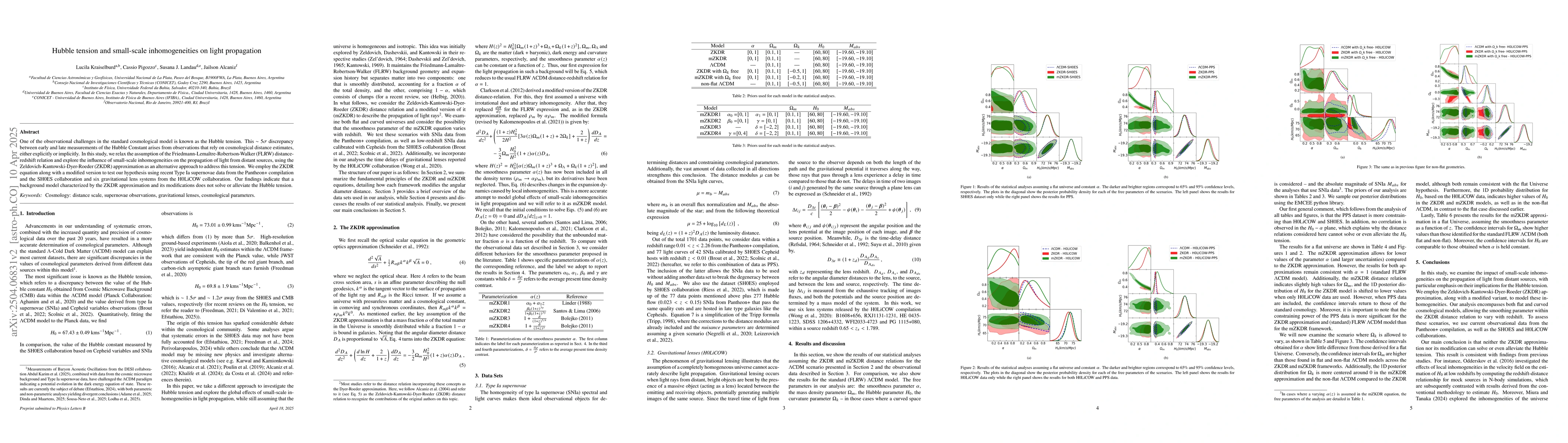 Thumbnail for Hubble tension and small-scale inhomogeneities on light propagation