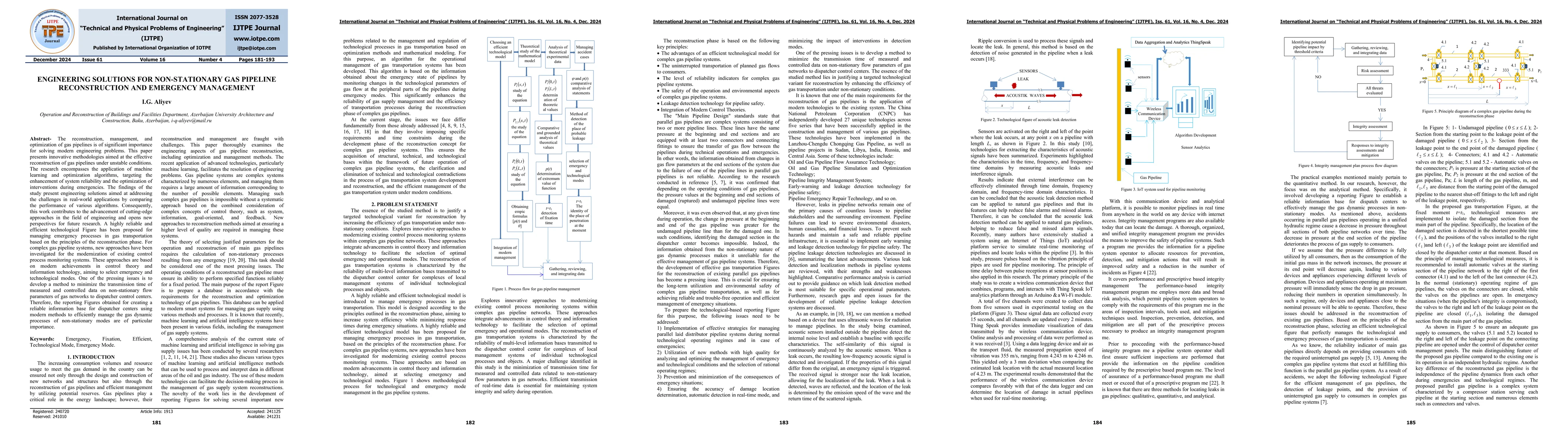 Thumbnail for Engineering solutions for non-stationary gas pipeline reconstruction and
  emergency management