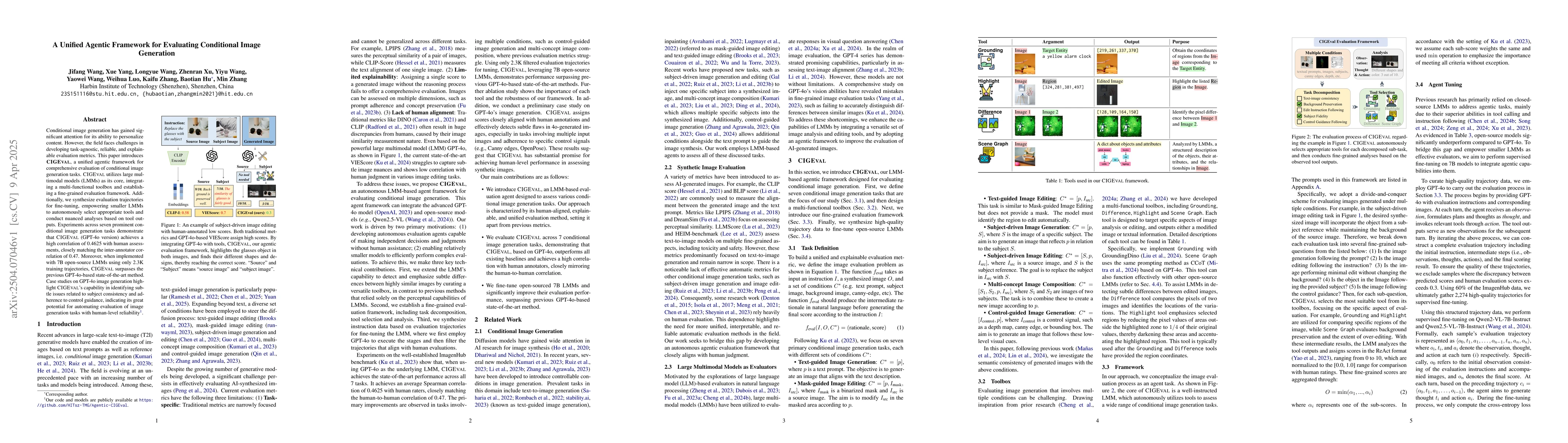 Thumbnail for A Unified Agentic Framework for Evaluating Conditional Image Generation