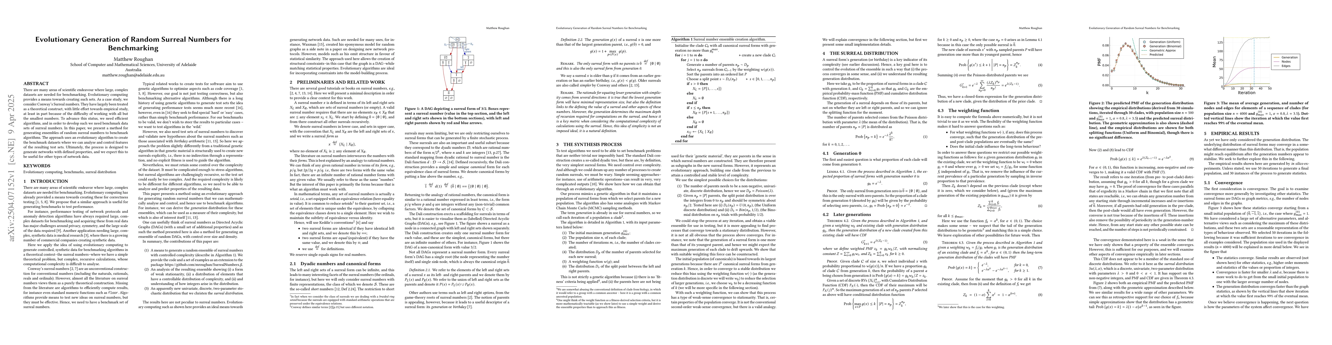 Thumbnail for Evolutionary Generation of Random Surreal Numbers for Benchmarking