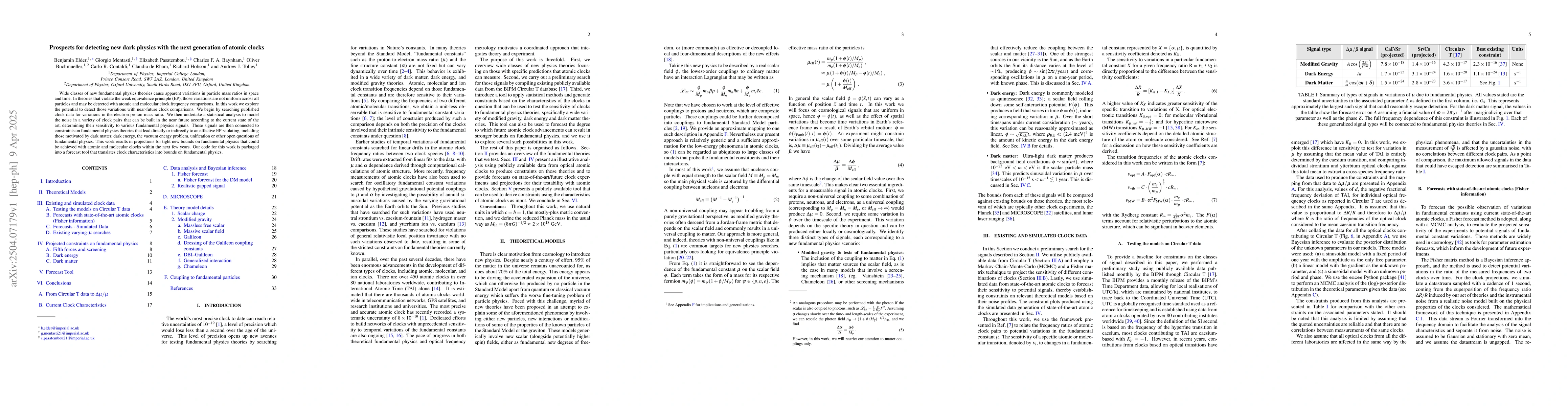 Thumbnail for Prospects for detecting new dark physics with the next generation of
  atomic clocks