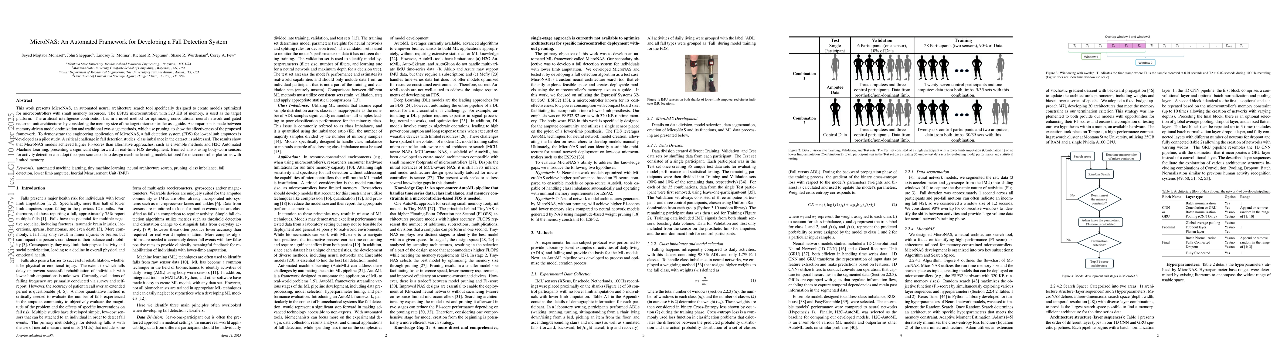 Thumbnail for MicroNAS: An Automated Framework for Developing a Fall Detection System