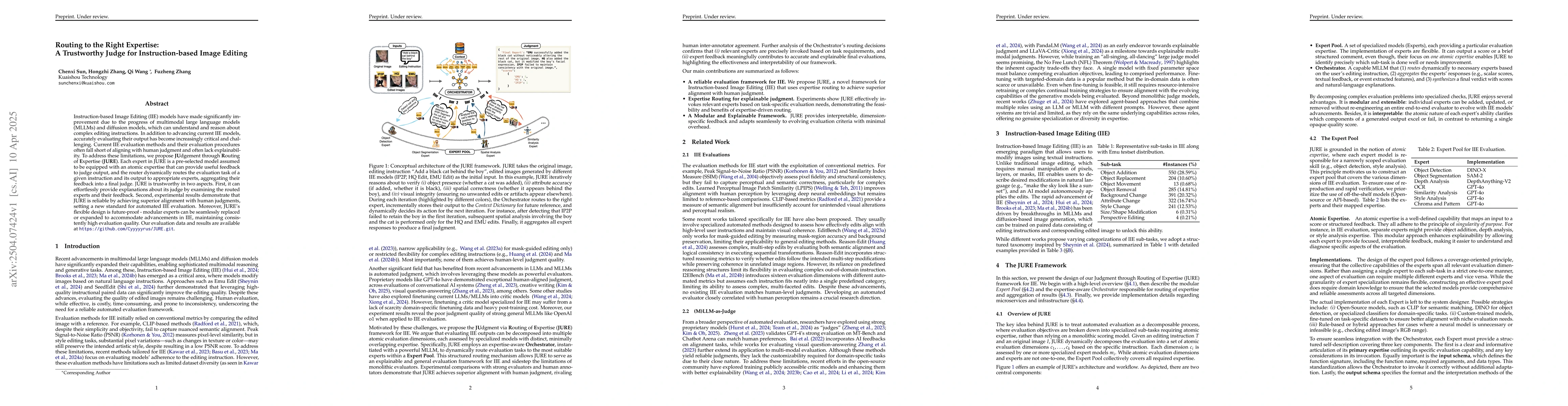 Thumbnail for Routing to the Right Expertise: A Trustworthy Judge for
  Instruction-based Image Editing