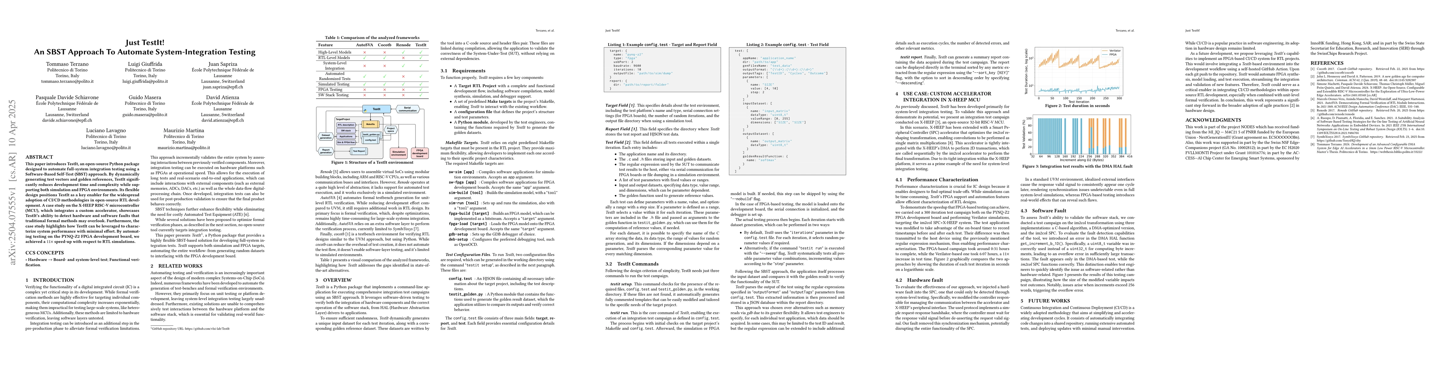Thumbnail for Just TestIt! An SBST Approach To Automate System-Integration Testing