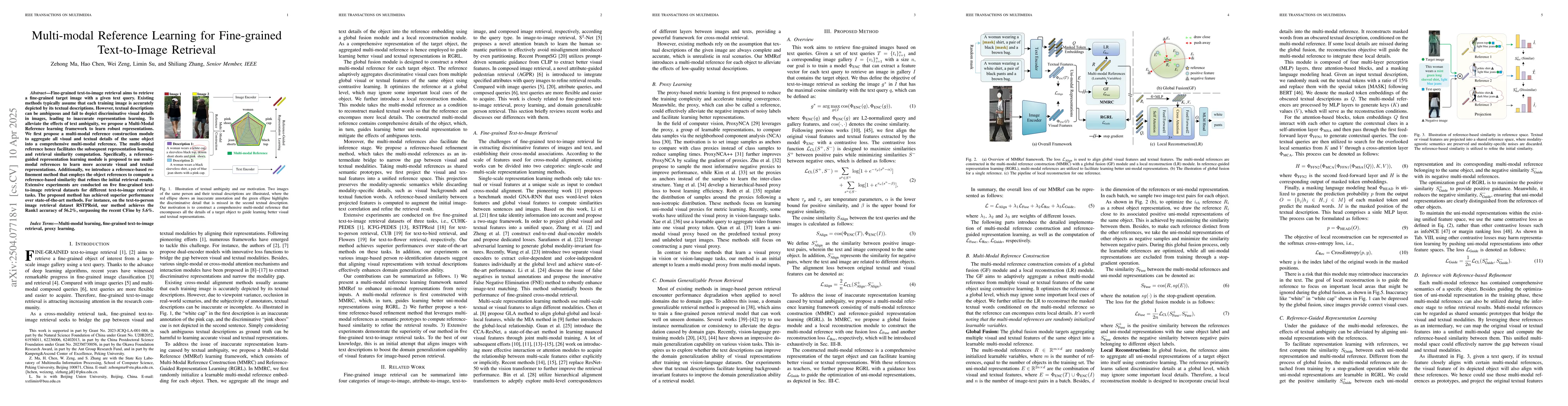 Thumbnail for Multi-modal Reference Learning for Fine-grained Text-to-Image Retrieval