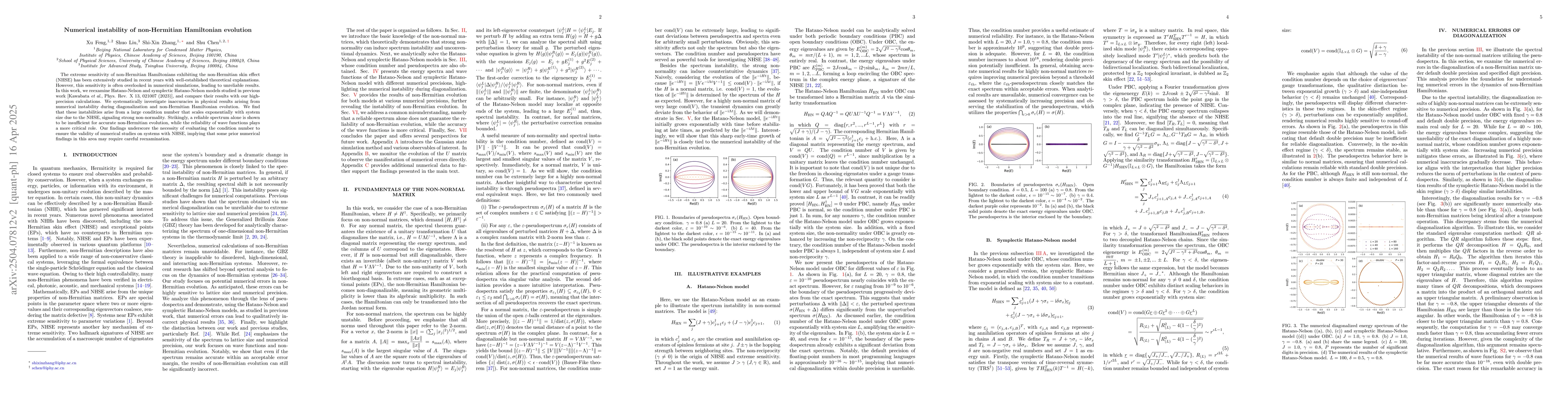 Thumbnail for Numerical instability of non-Hermitian Hamiltonian evolutions