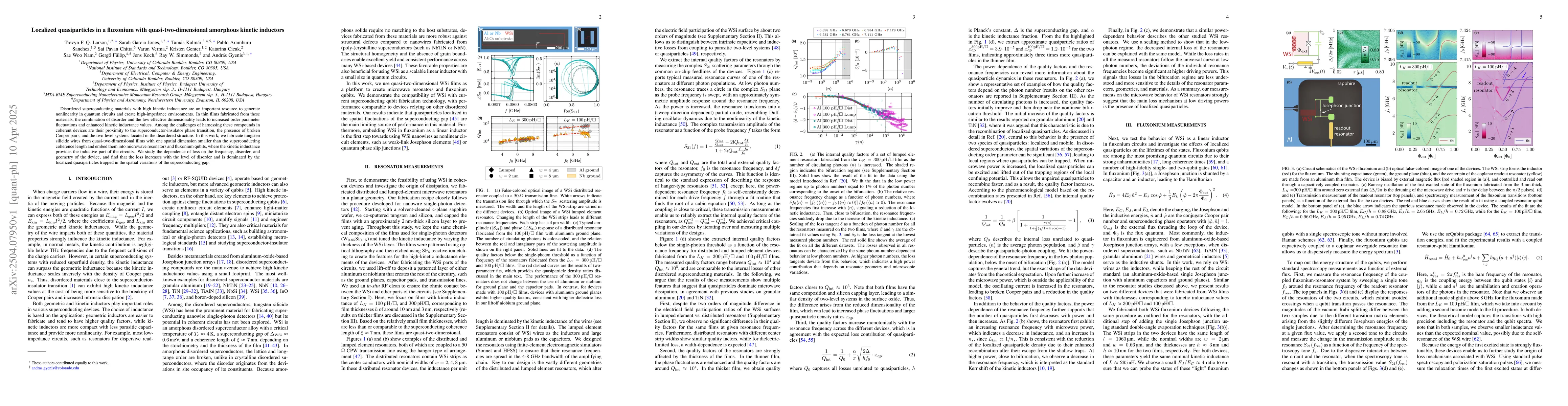Thumbnail for Localized quasiparticles in a fluxonium with quasi-two-dimensional
  amorphous kinetic inductors