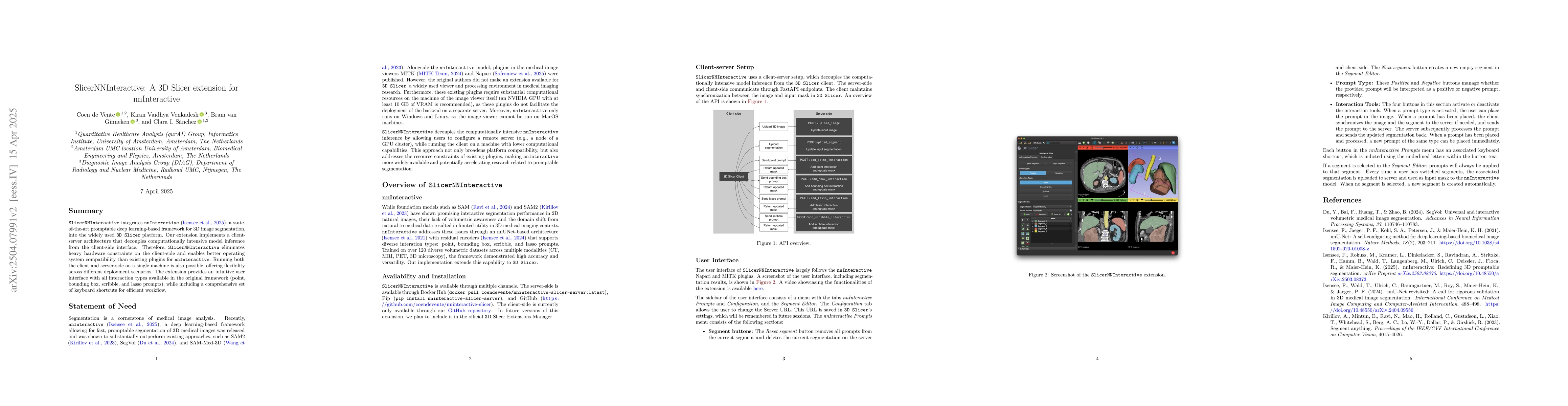 Thumbnail for SlicerNNInteractive: A 3D Slicer extension for nnInteractive