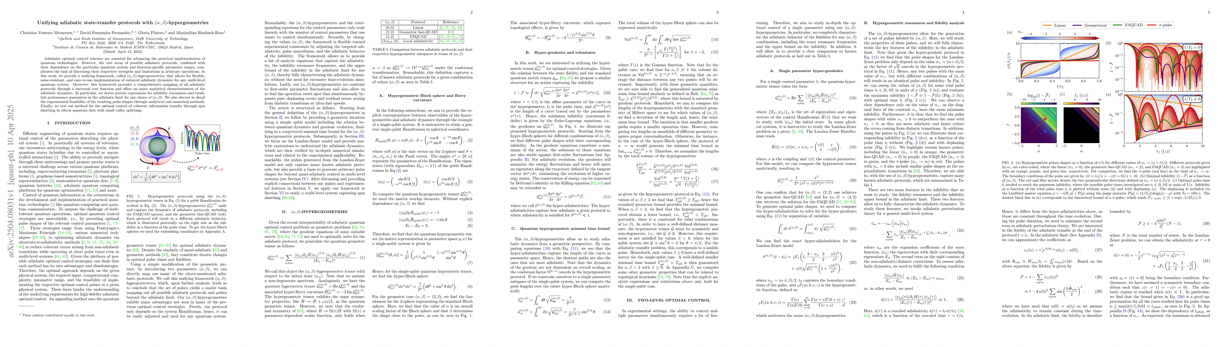 Thumbnail for Unifying adiabatic state-transfer protocols with $(α,
  β)$-hypergeometries