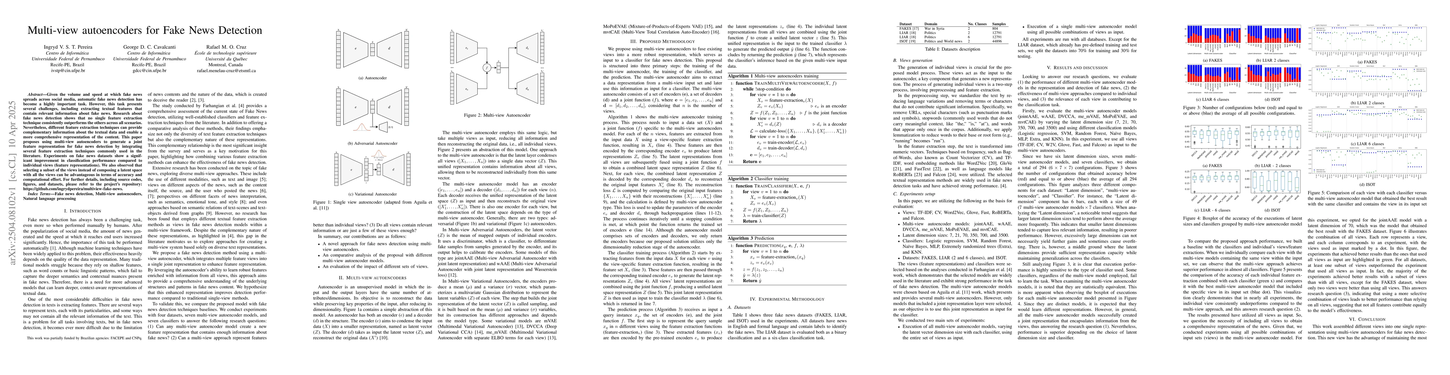 Thumbnail for Multi-view autoencoders for Fake News Detection