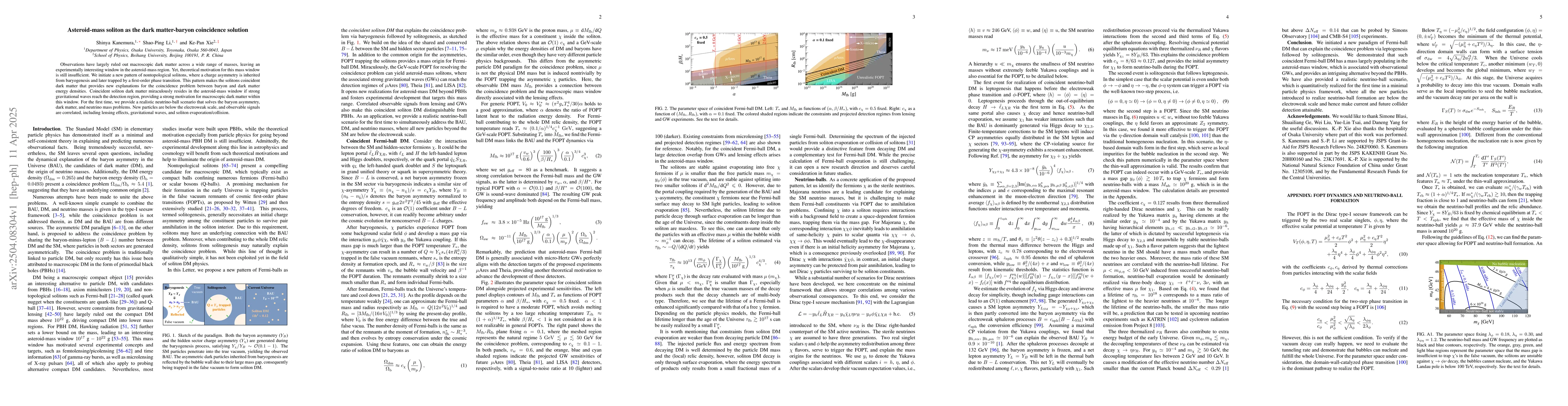 Thumbnail for Asteroid-mass soliton as the dark matter-baryon coincidence solution