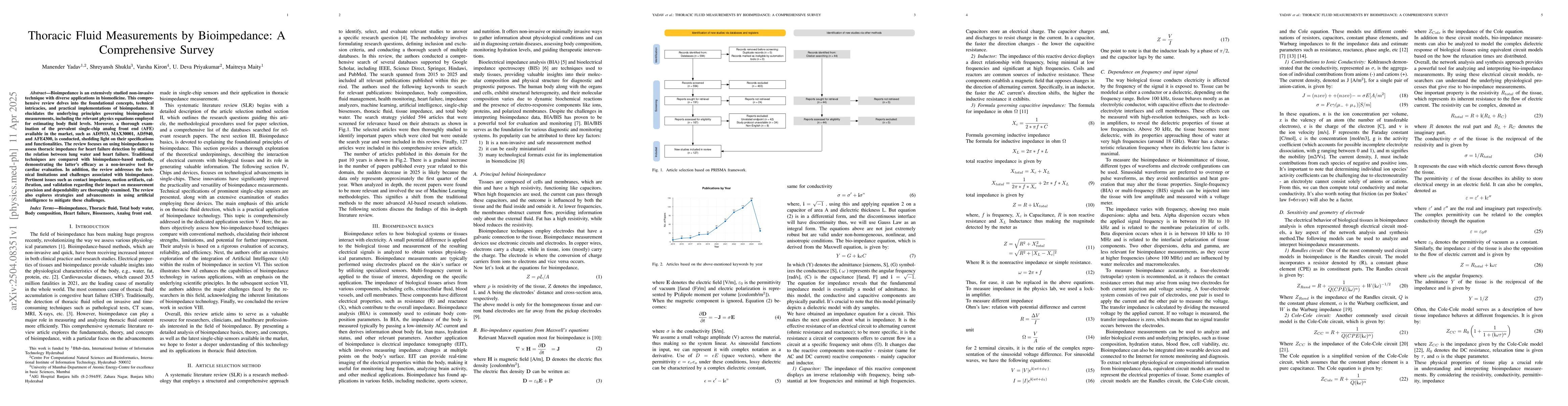 Thumbnail for Thoracic Fluid Measurements by Bioimpedance: A Comprehensive Survey
