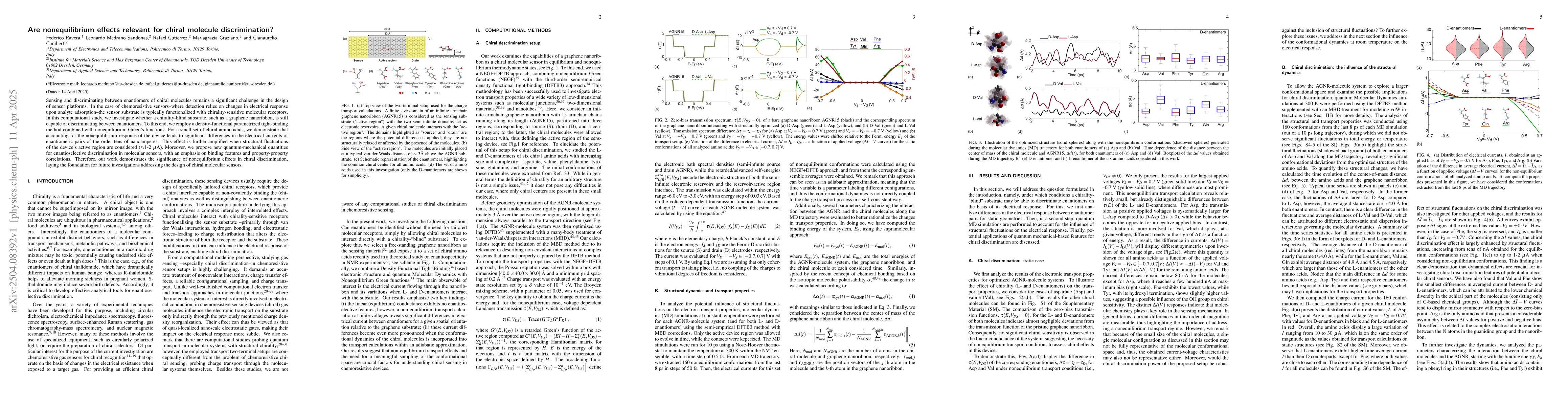 Thumbnail for Are nonequilibrium effects relevant for chiral molecule discrimination?