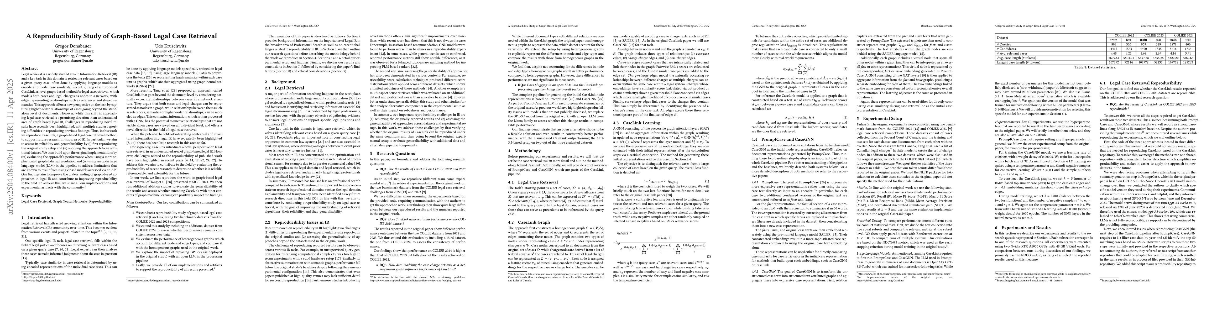 Thumbnail for A Reproducibility Study of Graph-Based Legal Case Retrieval