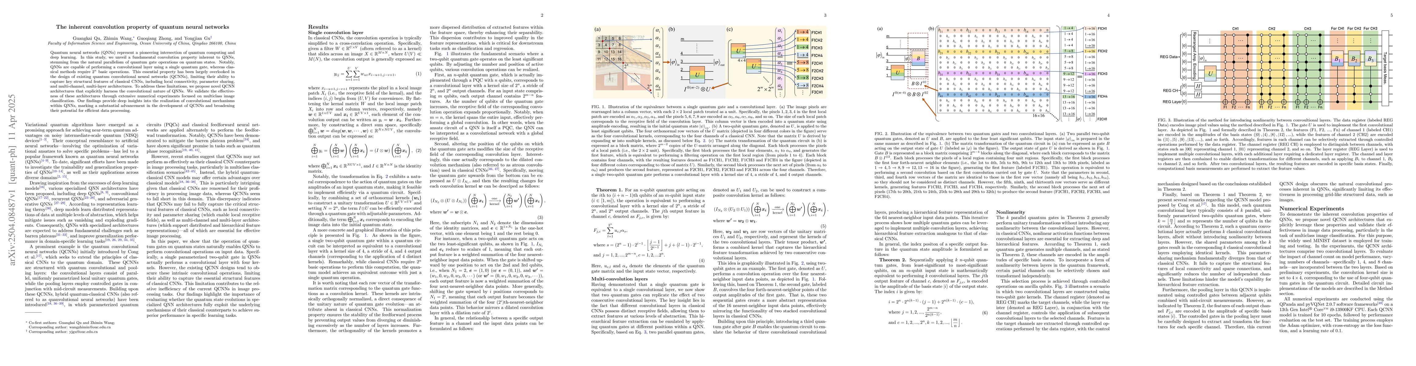 Thumbnail for The inherent convolution property of quantum neural networks