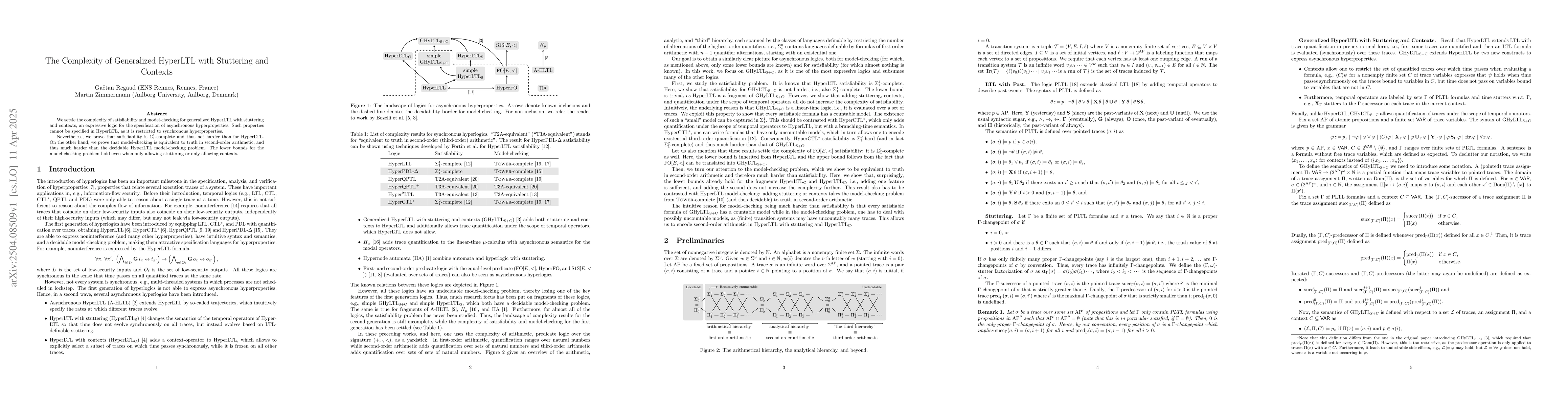 Thumbnail for The Complexity of Generalized HyperLTL with Stuttering and Contexts
