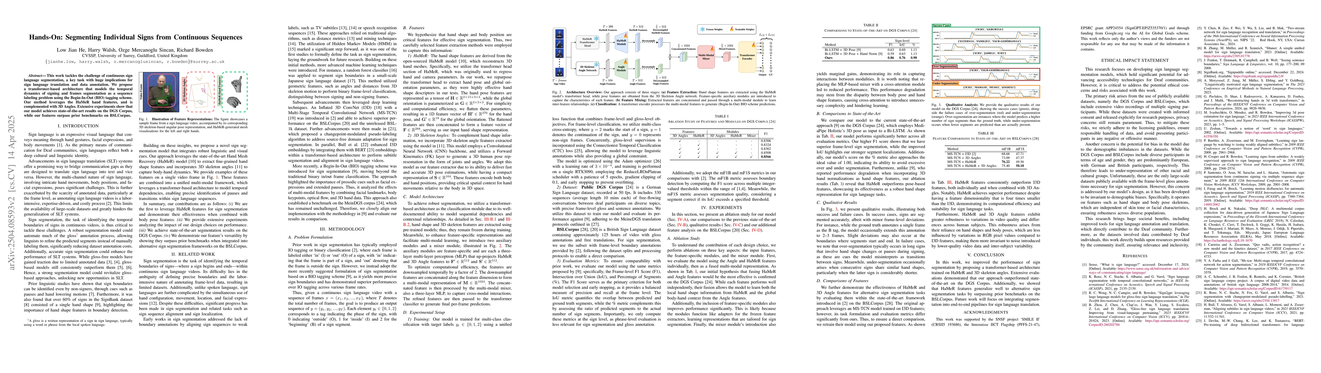 Thumbnail for Hands-On: Segmenting Individual Signs from Continuous Sequences