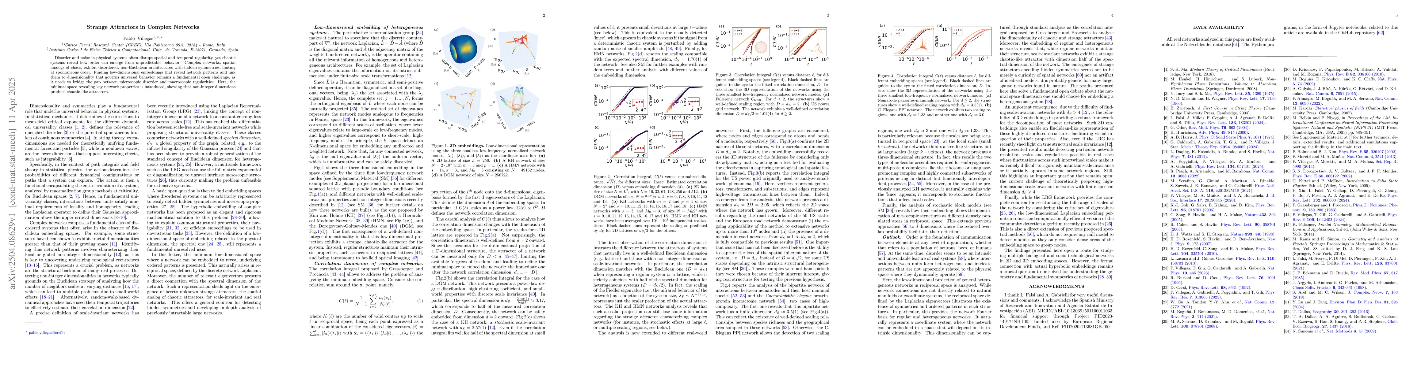 Thumbnail for Strange Attractors in Complex Networks