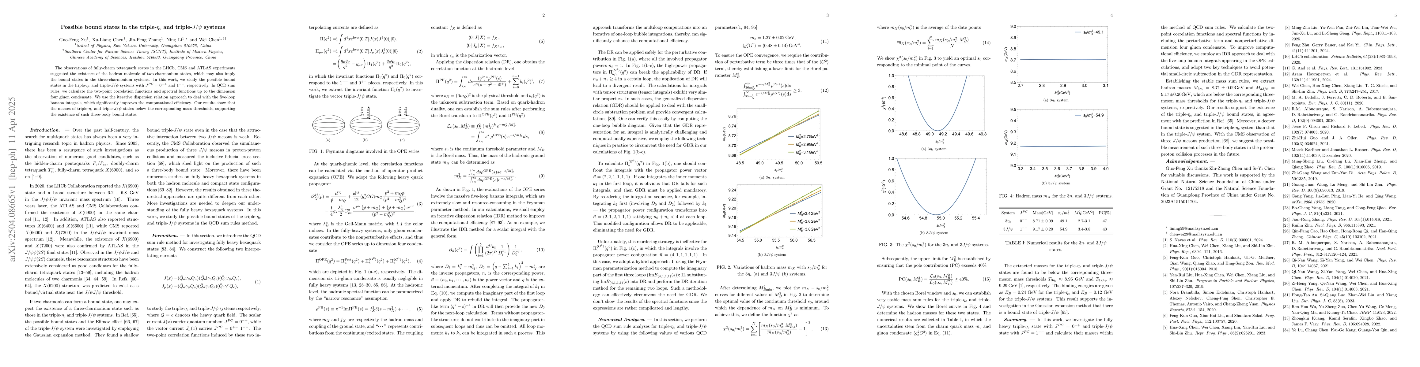 Thumbnail for Possible bound states in the triple-$η_c$ and triple-$J/ψ$ systems
