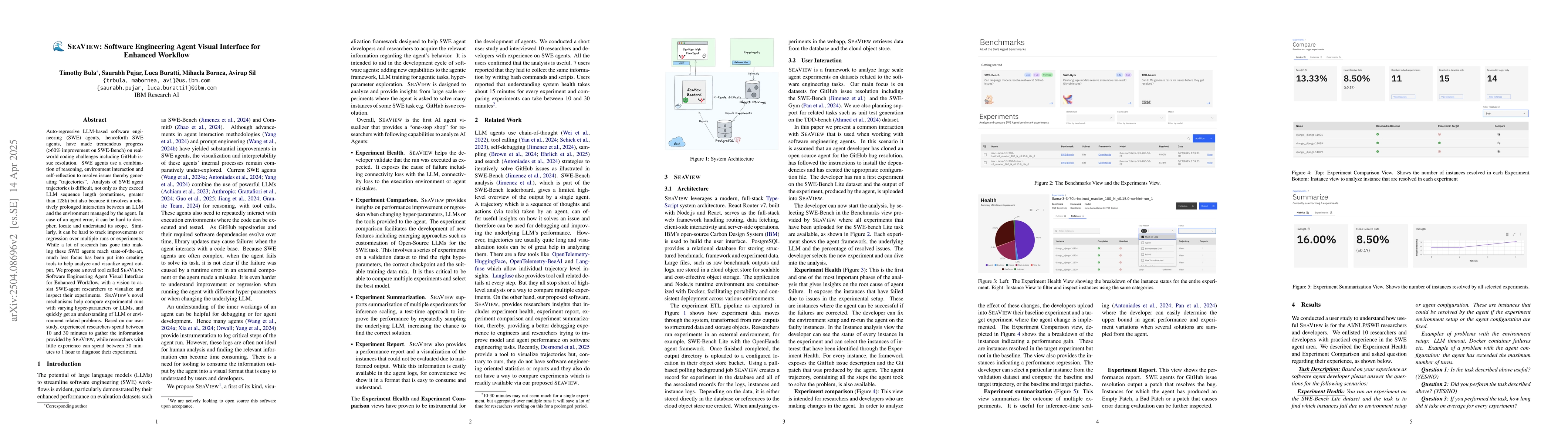 Thumbnail for SeaView: Software Engineering Agent Visual Interface for Enhanced
  Workflow